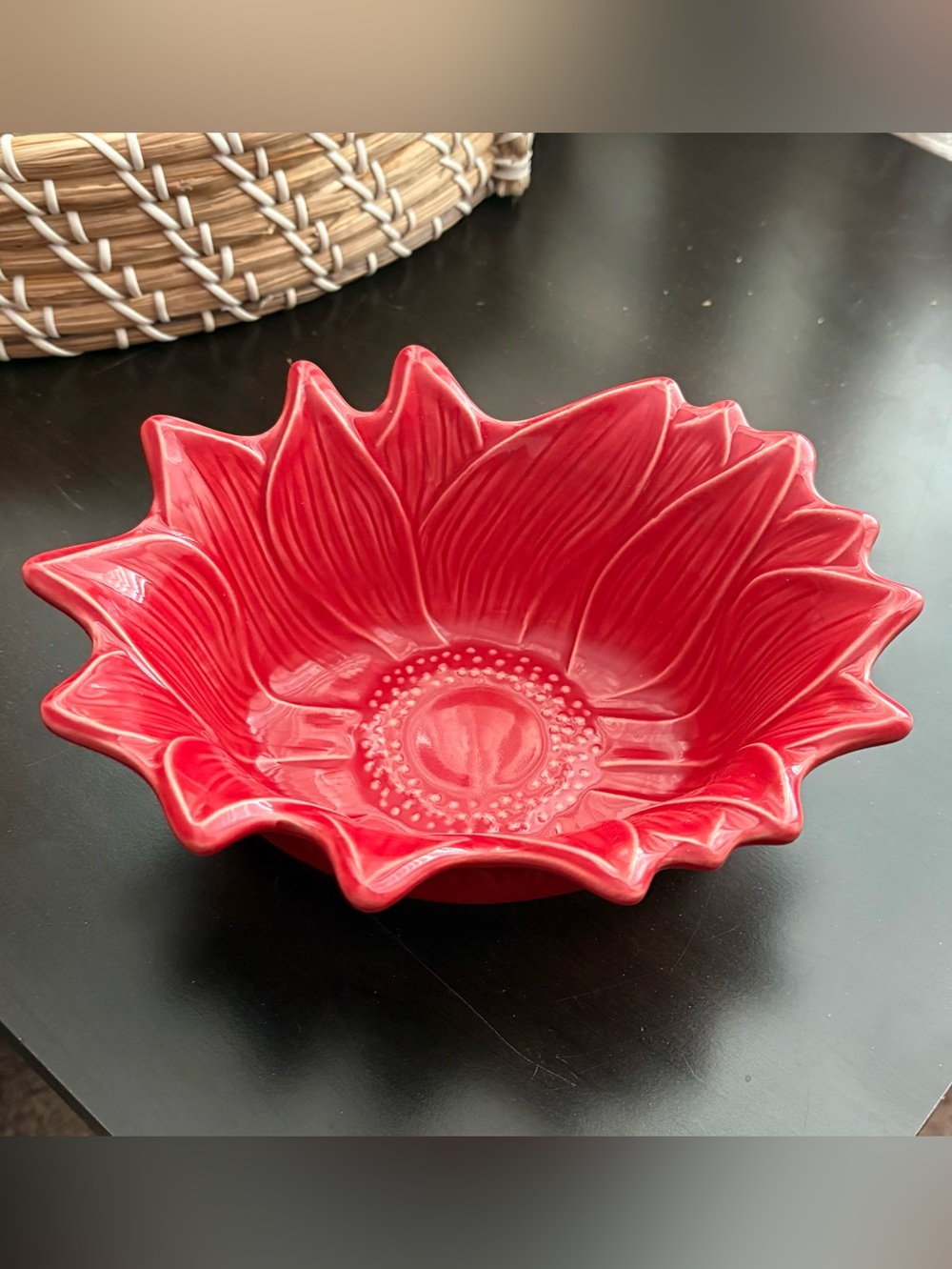 Appolia French ceramic sunflower bowl